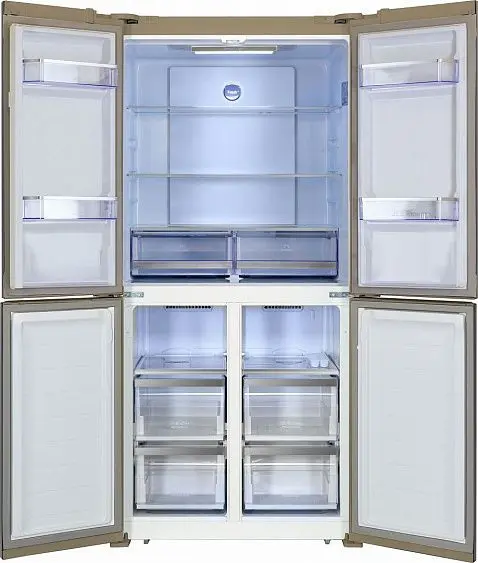 Холодильник HIBERG RFQ-490DX NFGR inverter — фото