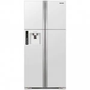Холодильник HITACHI R-W662 PU3 GPW белое стекло