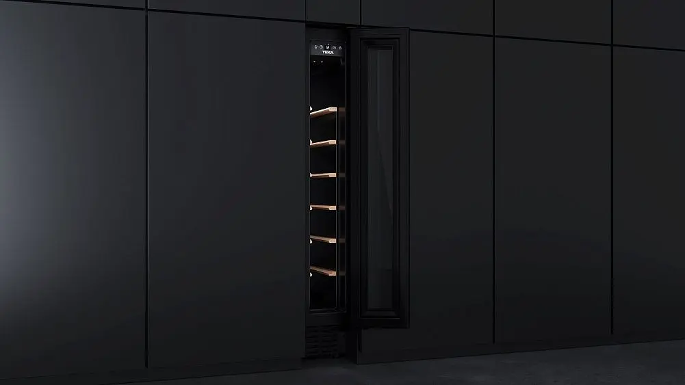 Винный шкаф TEKA RVU 10008 BLACK GLASS (113610003) — фото