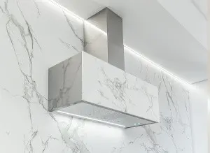 Вытяжка PANDO P-745/90 INOX DEKTON AURA15 V.1050 ECO SEC PLUS
