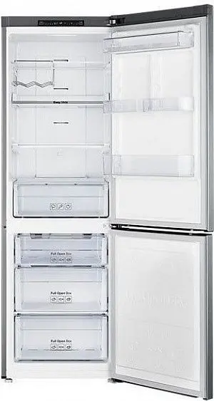 Холодильник Samsung RB33J3030SA серебристый — фото