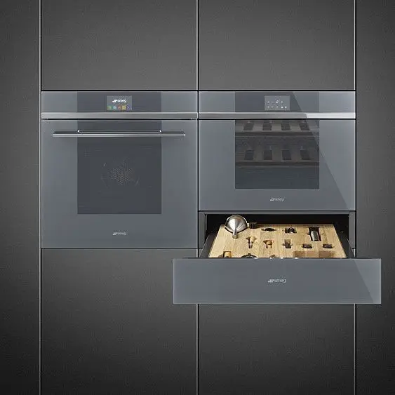 Встраиваемый винный шкаф SMEG CVI118LWS2 — фото