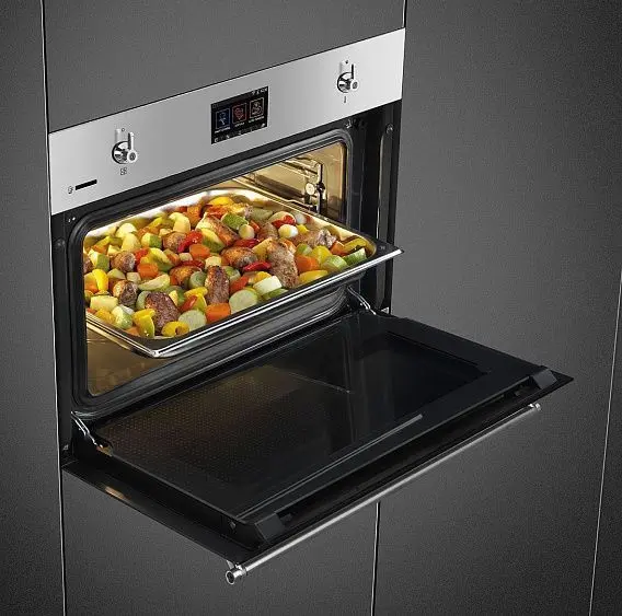 Духовой шкаф SMEG SF4303WVCPX — фото