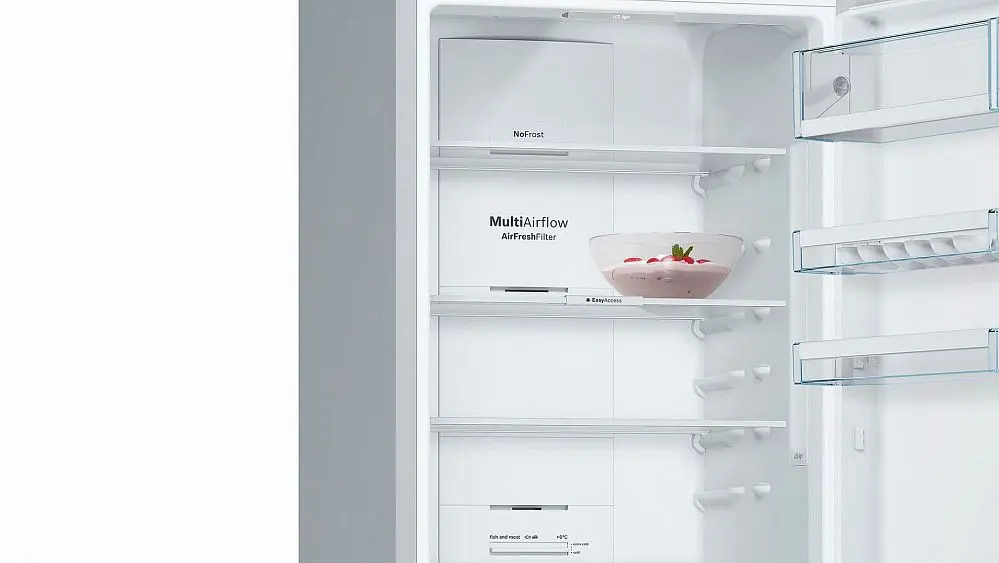 Холодильник Bosch KGN39ML3B серебристый — фото