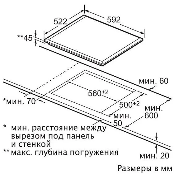 Поверхность BOSCH pkn 651n14 d — фото