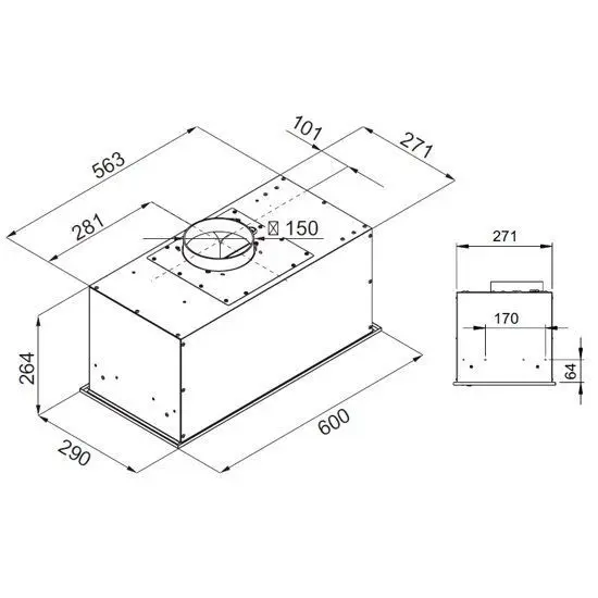 Вытяжка KUPPERSBERG IBOX 60 X — фото