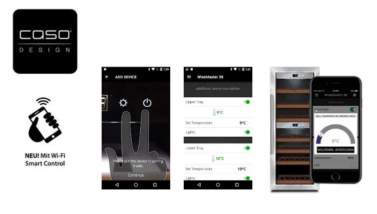 Винный шкаф CASO WineChef Pro 40 — фото