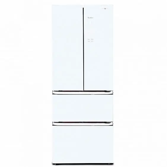Холодильник TESLER RFD-361I WHITE GLASS — фото
