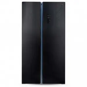 Холодильник GINZZU NFK-605 Black glass
