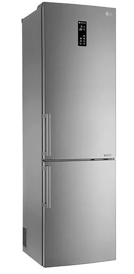 Холодильник LG GB-B60SAFFB серебристый — фото