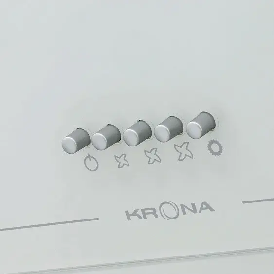 Вытяжка KRONA Jina 600 WHITE PB — фото