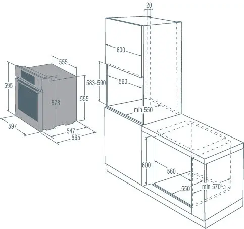 Духовой шкаф GORENJE go 876 x — фото