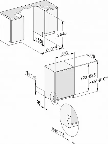 Посудомоечная машина MIELE G 7788 SCVi XXL K2O OBSW — фото