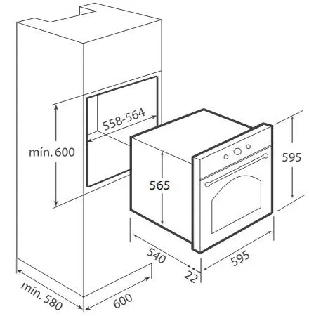 Электрический духовой шкаф TEKA HR 650 AG B стеклянный графит/бронза 41562113 — фото