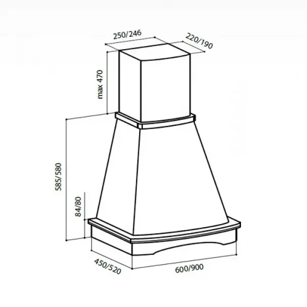 Вытяжка BOSCH dww 09w650 — фото