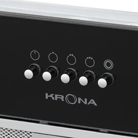 Вытяжка KRONA KATE 600 GLASS BLACK PB — фото