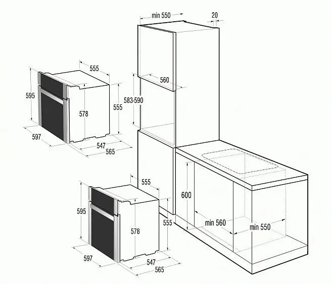 Духовой шкаф GORENJE bo 73 ora-w — фото
