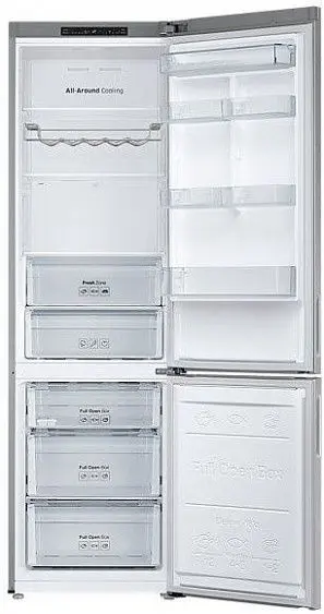 Холодильник SAMSUNG RB37J5010SA серебристый — фото