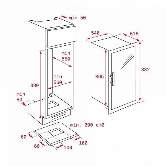 Винный шкаф TEKA RVI35 — фото