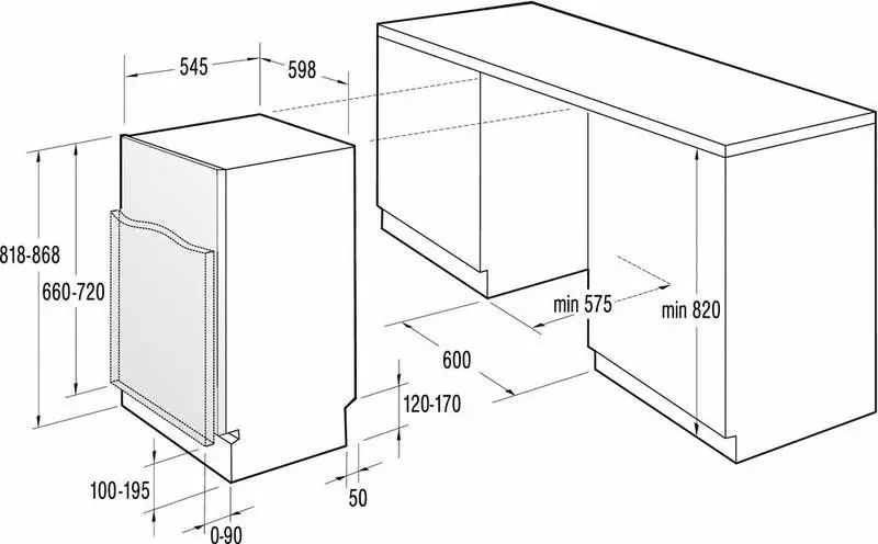 Посудомоечная машина GORENJE GDV 654 X — фото