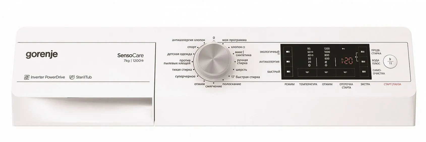Стиральная машина Gorenje MV75Z23/IS белый — фото