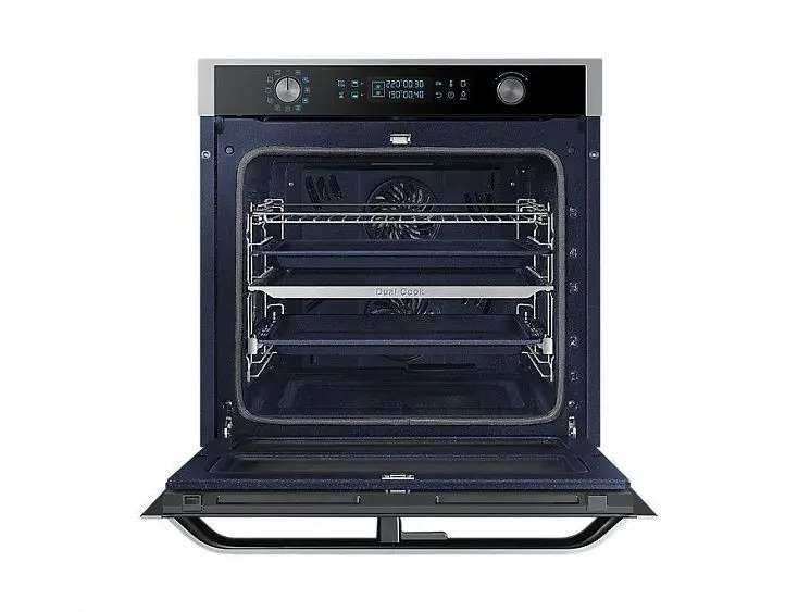 Духовой шкаф SAMSUNG Dual Cook Flex NV75N7677RS нержавеющая сталь — фото