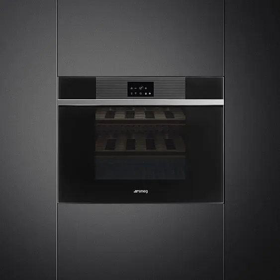 Встраиваемый винный шкаф SMEG CVI118LWN2 — фото