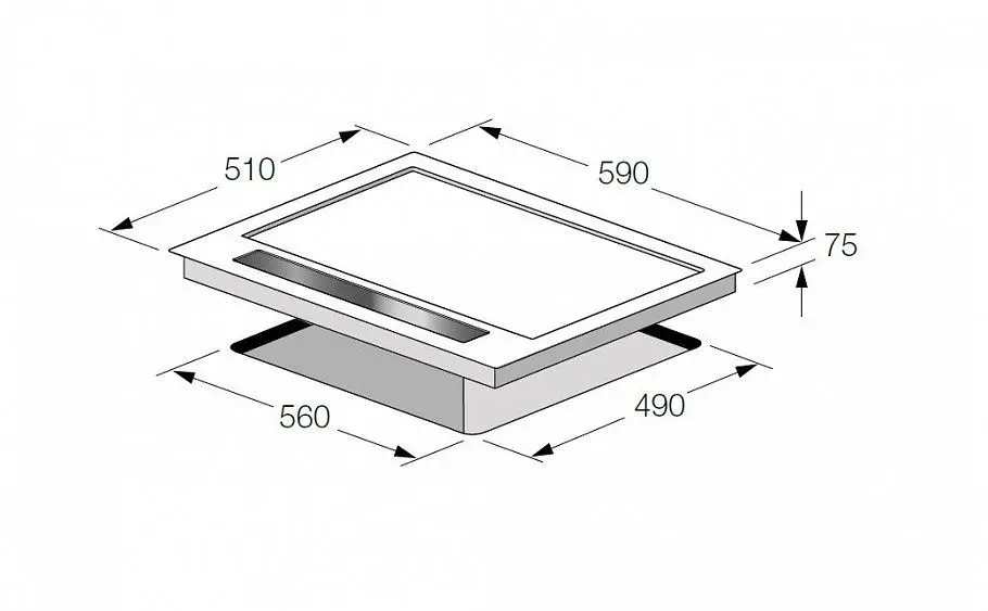 Варочная панель FULGOR CPH 604 G TC X — фото