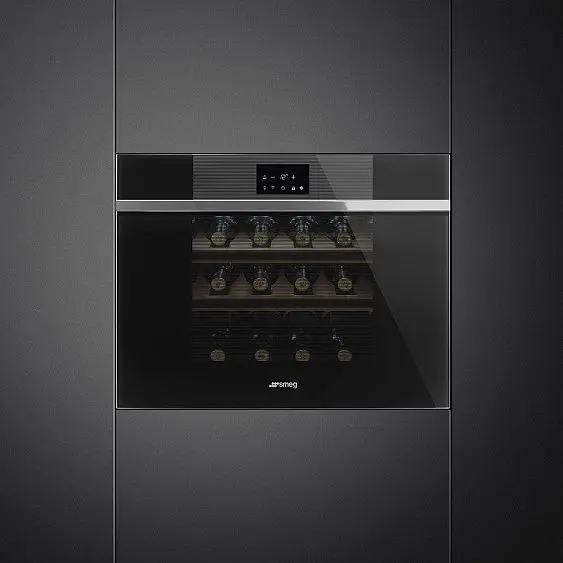 Встраиваемый винный шкаф SMEG CVI118LWN2 — фото