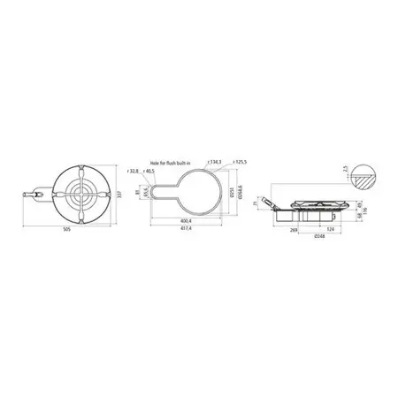 Варочная поверхность GLEM PROGETTI gpmo1abr — фото