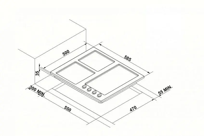 Поверхность KORTING hg 695 ctx — фото