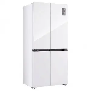 Холодильник TESLER RCD-482I WHITE GLASS