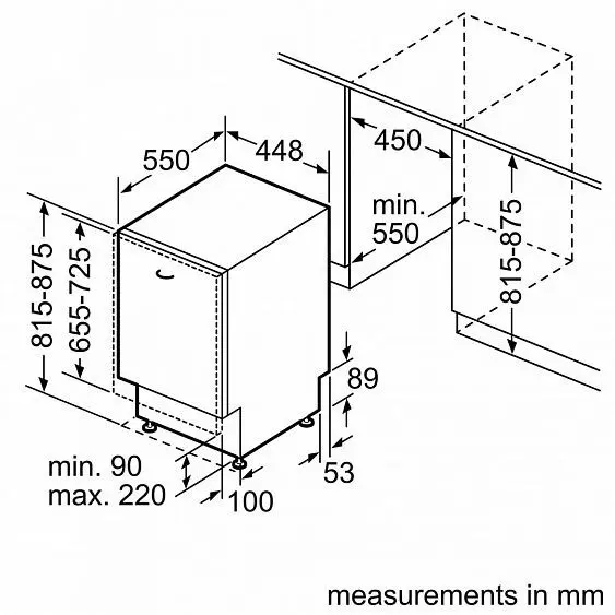 Посудомоечная машина BOSCH spv 43m10 — фото