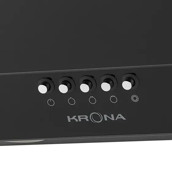 Вытяжка KRONA Venera 600 black PB — фото