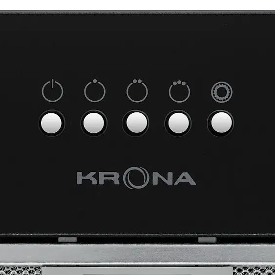 Вытяжка KRONA LUISA 600 GLASS BLACK PB — фото