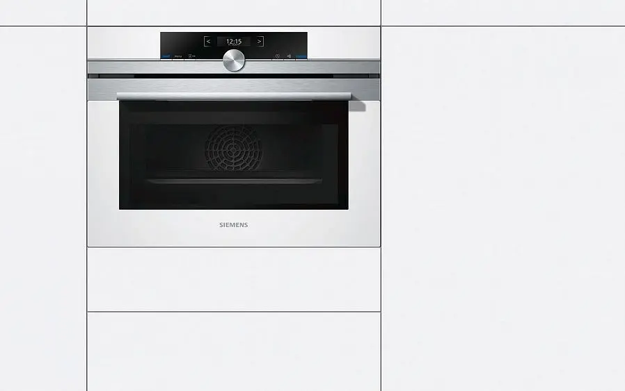 Духовой шкаф SIEMENS CM633GBW1 белый — фото