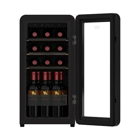 Винный шкаф TESLER CWC-188 BLACK — фото