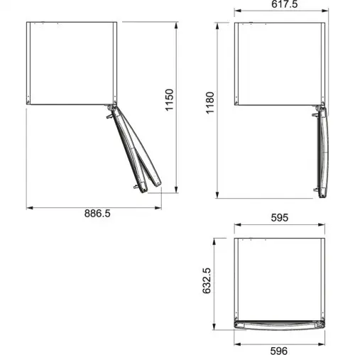 Холодильник FRANKE FCBF 340 NF LED XS A+ — фото