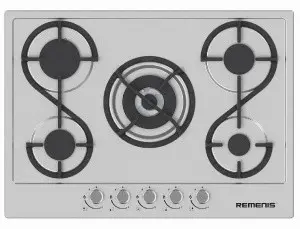 Встраиваемая газовая варочная панель Remenis REM-2153 inox