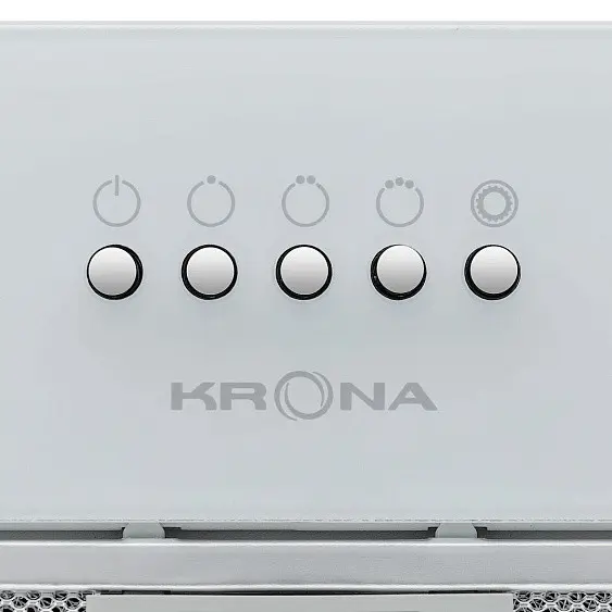 Вытяжка KRONA LUISA 600 GLASS WHITE PB — фото