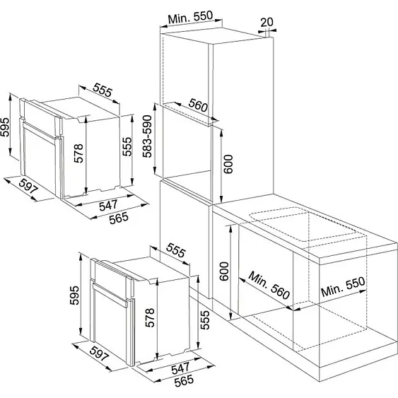Духовой шкаф FRANKE 116.0373.515 FRANKE CF 55 M CO/N,медь — фото