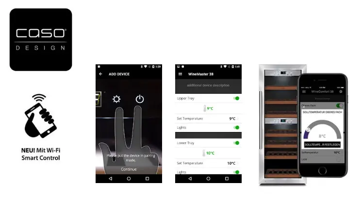 Винный шкаф CASO WineChef Pro 180 — фото
