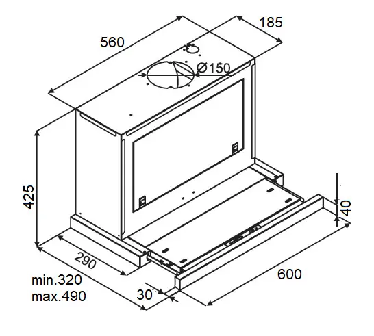 Вытяжка KUPPERSBERG SLIMBOX 60 X — фото