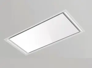 Вытяжка PANDO E-297/90 CRISTAL BLANCO V.1130 ECO SEC PLUS
