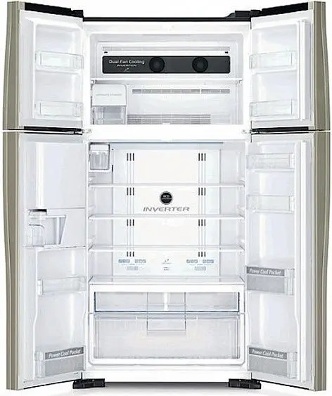 Холодильник side-by-side HITACHI r-w722fpu1x gbk — фото