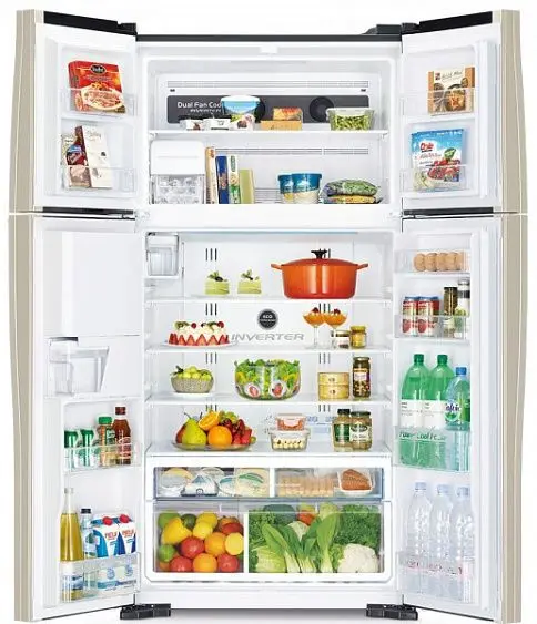 Холодильник HITACHI r-w722pu1gbw — фото