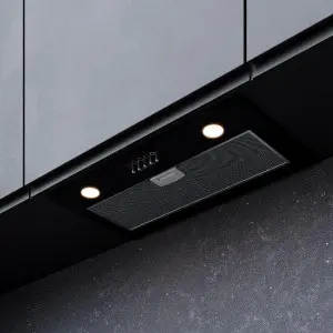 Вытяжка KRONA LUISA 600 GLASS BLACK PB