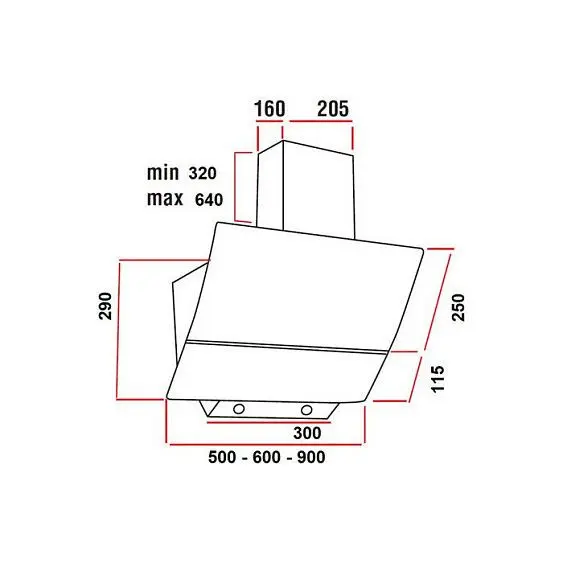 Вытяжка DELONGHI KT-A51 BF — фото