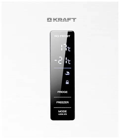 Холодильник Kraft KFHD 450 HWNF белый — фото