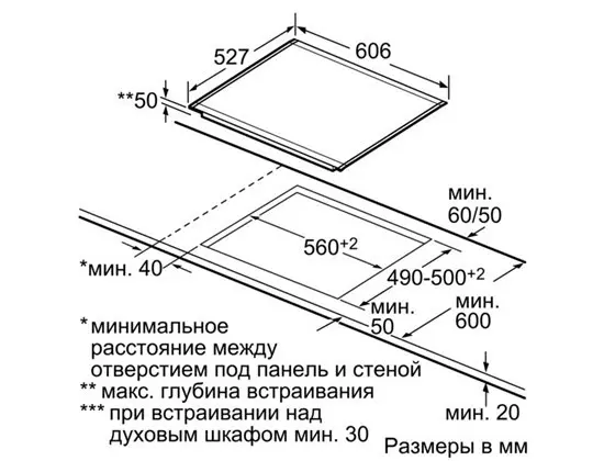 Поверхность BOSCH pib 672f17 e — фото
